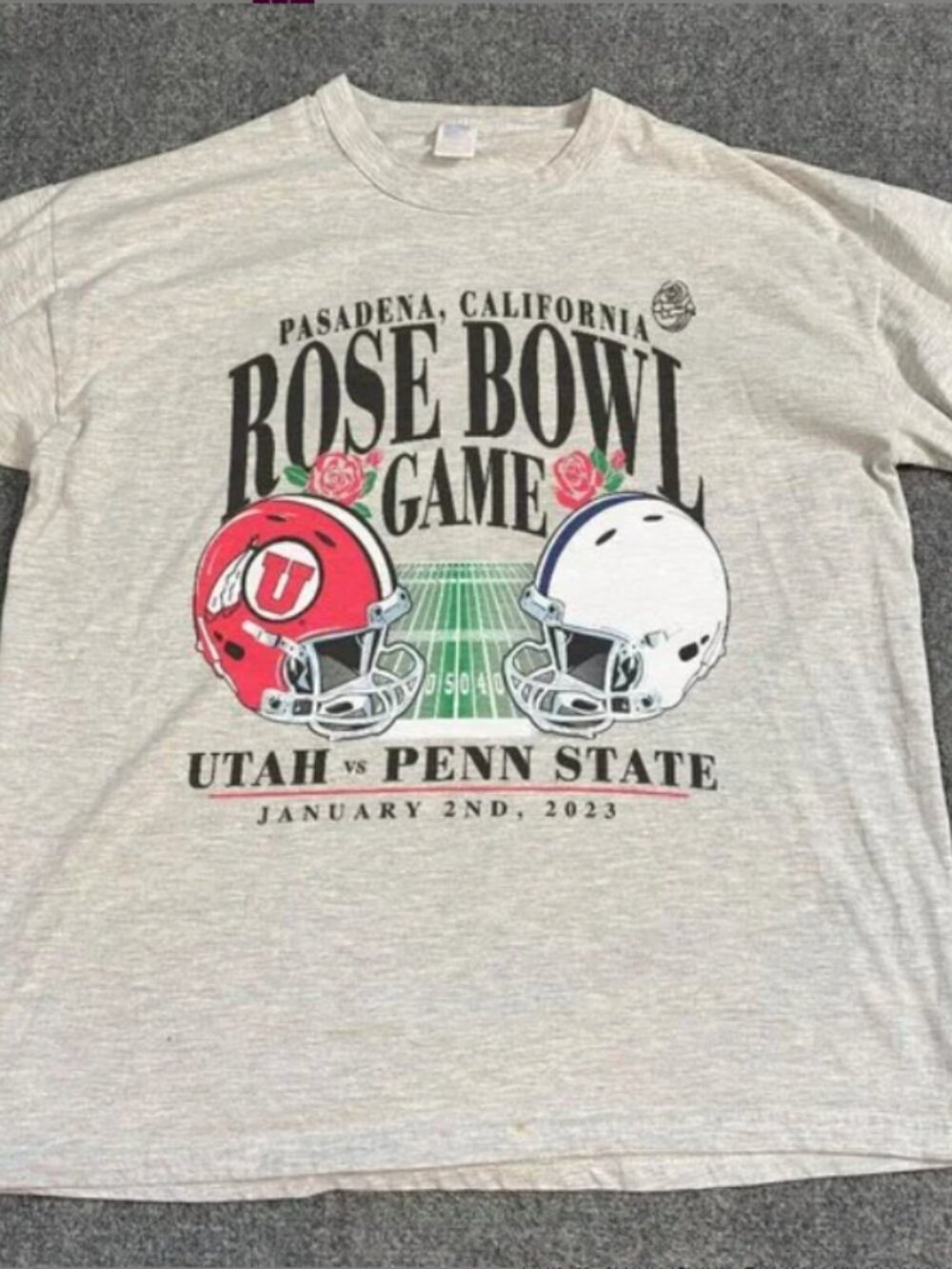Remake Penn State Lions Vs Utah Utes 2023 Rose Bowl Game Football Shirt tee